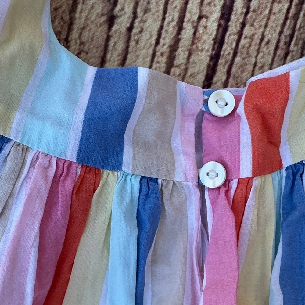Tucker + Tate Multicolor Striped Kids Dress